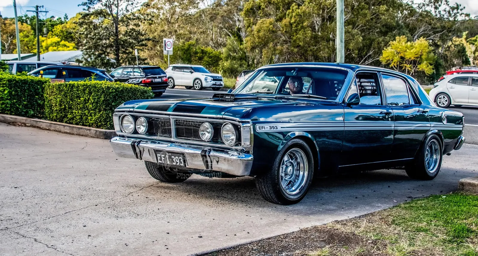 Blue XY Ford Falcon GT