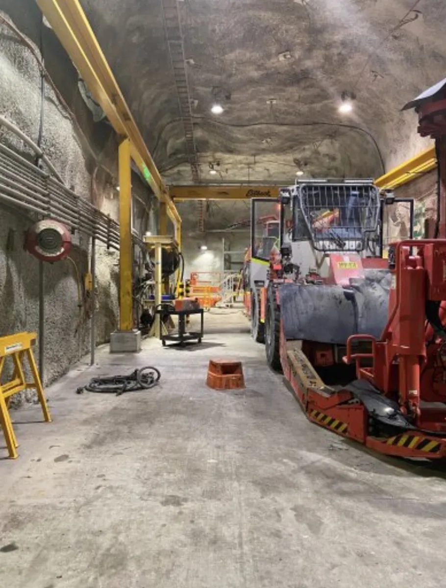 Underground mining workshop